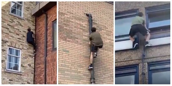 Gerçek Örümcek Adam: Bu Parkur Atletinin Tırmanamadığı Yer Yok!