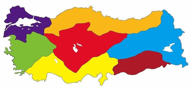 Sen Türkiye'nin Hangi Bölgesine Aitsin?