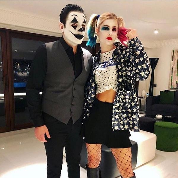 Ve beklenen oldu, çift yine dillere düştü! Hacı Sabancı Joker, Nazlı Kayı ise Harley Quinn kostümü giyip makyaj yaptı; Twitter'da espriler havada uçuştu. 😂