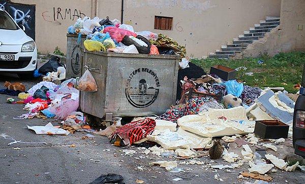 14. "Sokaklar çöp içerisindeyse genelde temizlik görevlileri işini doğru yapmak için gerektikleri rahatlığa sahip değiller demek."