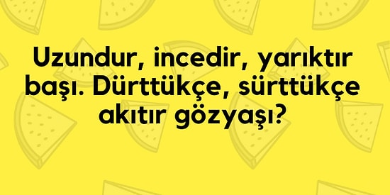 Bu Kafaları Karıştıran Bilmece Testinde 15/15 Yapabilecek misin?