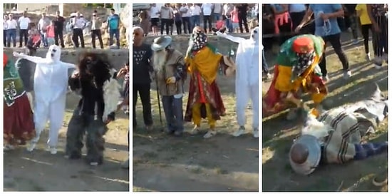 Bu da Yerli Cadılar Bayramı mı? Sivas'ın Karasar Köyü'ndeki Aşırı Eğlenilen Bir Garip Etkinlik