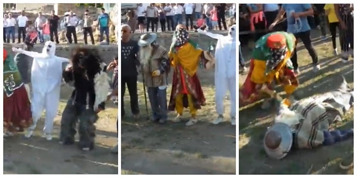 Bu da Yerli Cadılar Bayramı mı? Sivas'ın Karasar Köyü'ndeki Aşırı Eğlenilen Bir Garip Etkinlik
