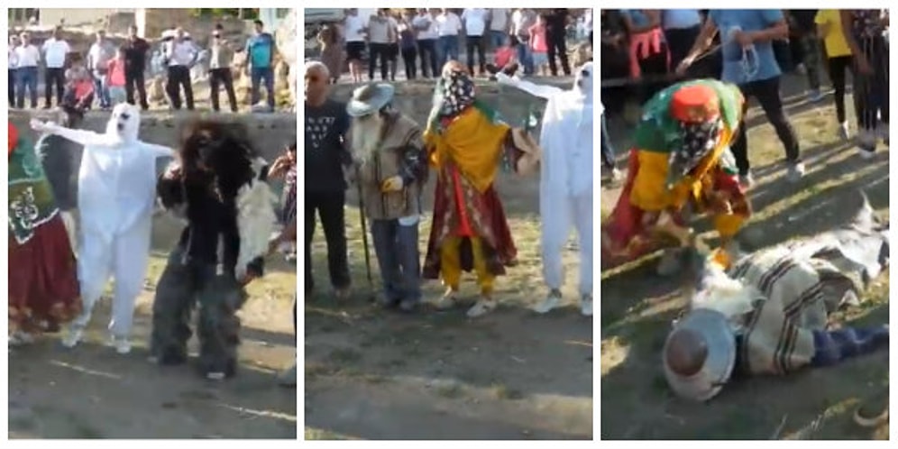 Bu da Yerli Cadılar Bayramı mı? Sivas'ın Karasar Köyü'ndeki Aşırı Eğlenilen Bir Garip Etkinlik