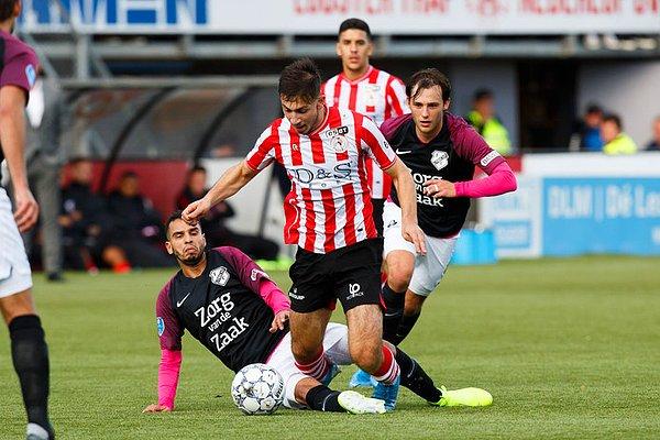 Sparta Rotterdam'ın sahasında Utrecht'e 2-1 mağlup olduğu maçta Halil İbrahim Dervişoğlu 90 dakika sahada kaldı.