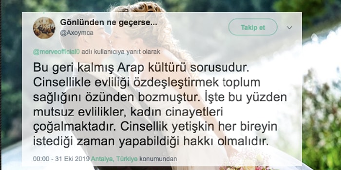 'Evlenmeden Cinsel İlişki Yaşamak Doğru mudur?' Sorusuna Gelen Birbirinden Değişik Cevaplar