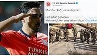Milli Savunma Bakanlığı'ndan UEFA'nın Asker Selamı Nedeniyle Soruşturma Başlattığı İrfan Can Kahveci'ye Destek Mesajı