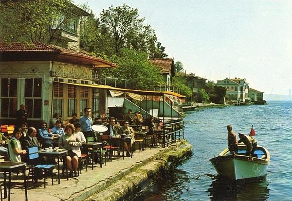 8. Kanlıca İsmailağa Kahvesi, İstanbul, 1970'ler.