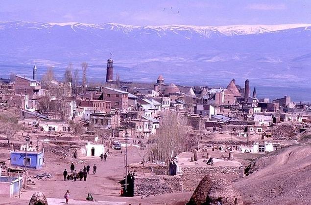 Erzurum'dan genel bir görünüm, 1969.