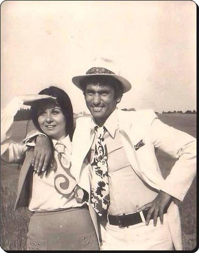 Fatma Girik ve Yılmaz Güney, 1971.