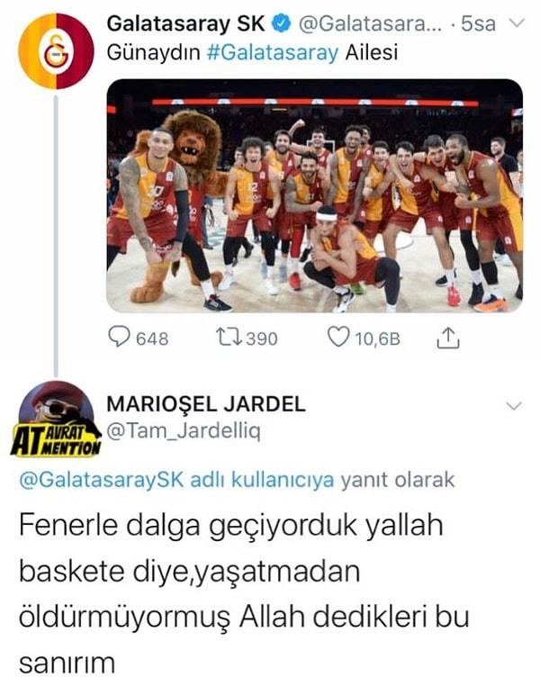 6. Galatasaray ve Fenerbahçe basketbol-futbol takımlarının yer değiştirdiği bir sene oluyor. :)