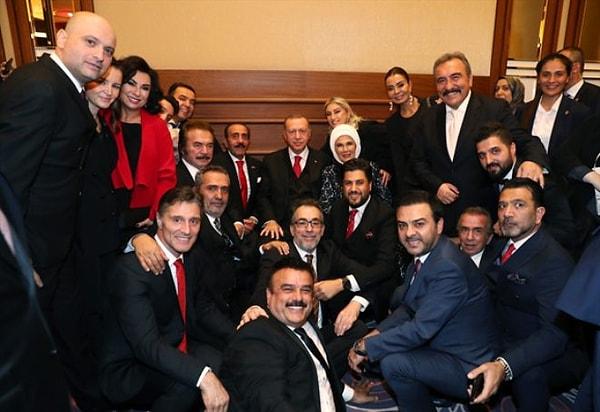 4. Cumhurbaşkanı Recep Tayyip Erdoğan'ın 29 Ekim Cumhuriyet Bayramı davetine birçok ünlü katıldı.