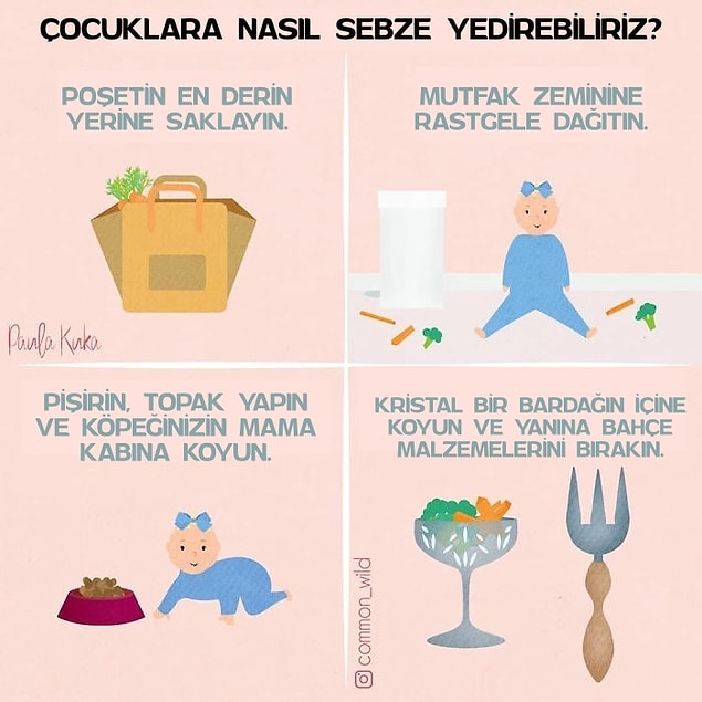 21. Asla normal bir şekilde yemeyi tercih etmiyorlar. 😓