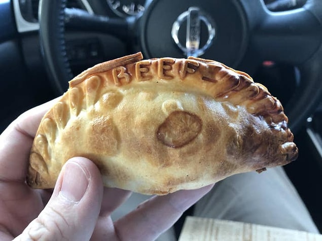 3. Aldığınız böreğin neyli olduğunu kolayca anlamanızı sağlayacak baskı. 🥯