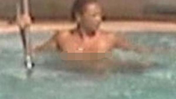 5. Yazlığının yanındaki otelin havuzunda çıplak spor yapan Hülya Avşar