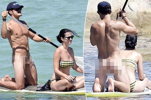 6. Sevgilisi Katy Perry ile Sardinya'da tatil yaparken anadan üryan görüntülenen Orlando Bloom
