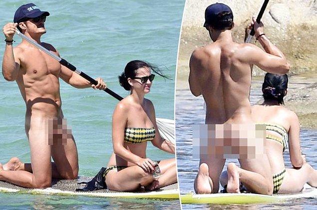 6. Sevgilisi Katy Perry ile Sardinya'da tatil yaparken anadan üryan görüntülenen Orlando Bloom