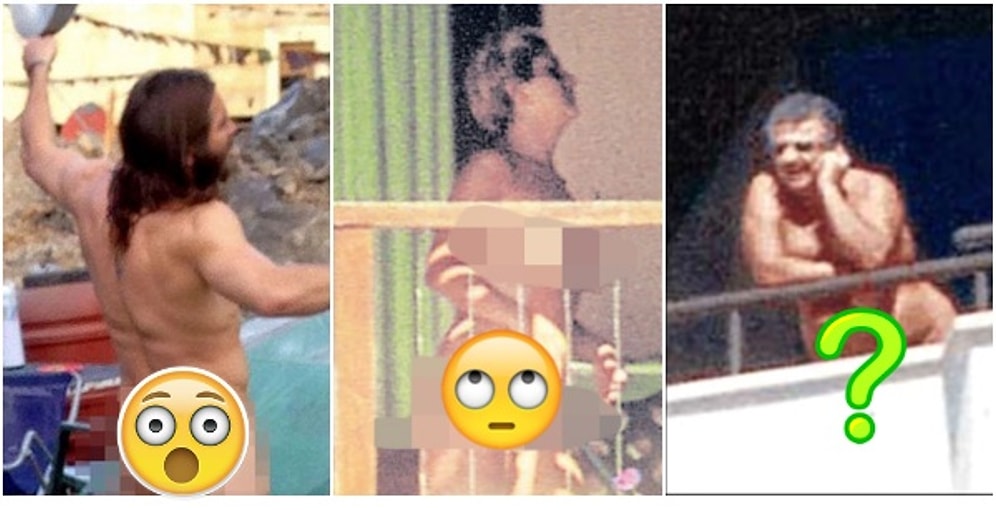 Kendi Hallerinde Takılırlarken Paparazzilerin Anadan Üryan Çıplak Görüntülediği Bahtsız Ünlüler