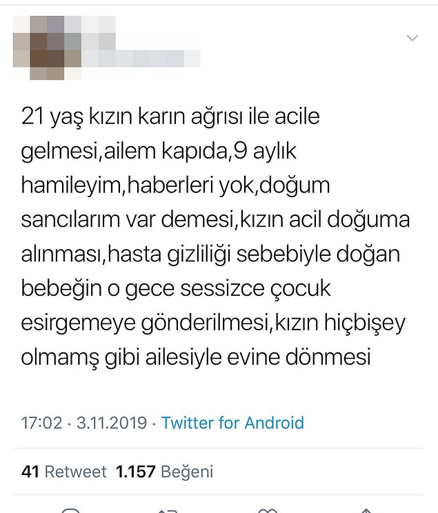 Twitter'da bir doktor, Hipokrat yemini etmiş bir doktor hasta mahremiyetini hiçe sayarak bir hastasının yaşadıklarını anlattı.