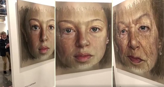 İspanyol Sanatçının Açı Değiştikçe Değişen 'Yaşlanmak' İsimli Etkileyici Eseri!