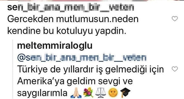 Ve takipçisine verdiği bu cevap...