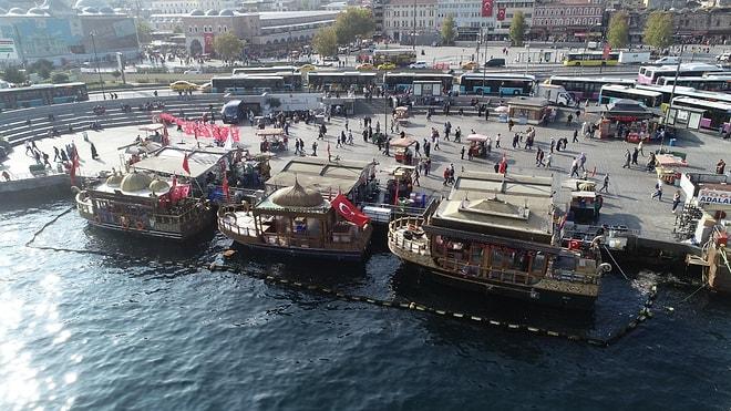 Yürütmeyi Durdurma Kararı Kaldırıldı: Eminönü'ndeki Balık Ekmek Tekneleri Tahliye Edilecek