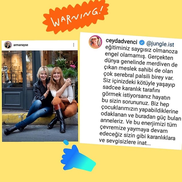 Ve sonunda Ceyda Düvenci patladı: "Eğitiminiz, saygısız olmanıza engel olamamış..."