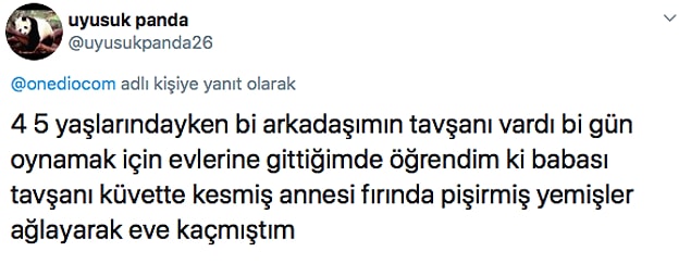 16. Sizin var mı çocukluk travmanız? Yorumlarda konuşalım!