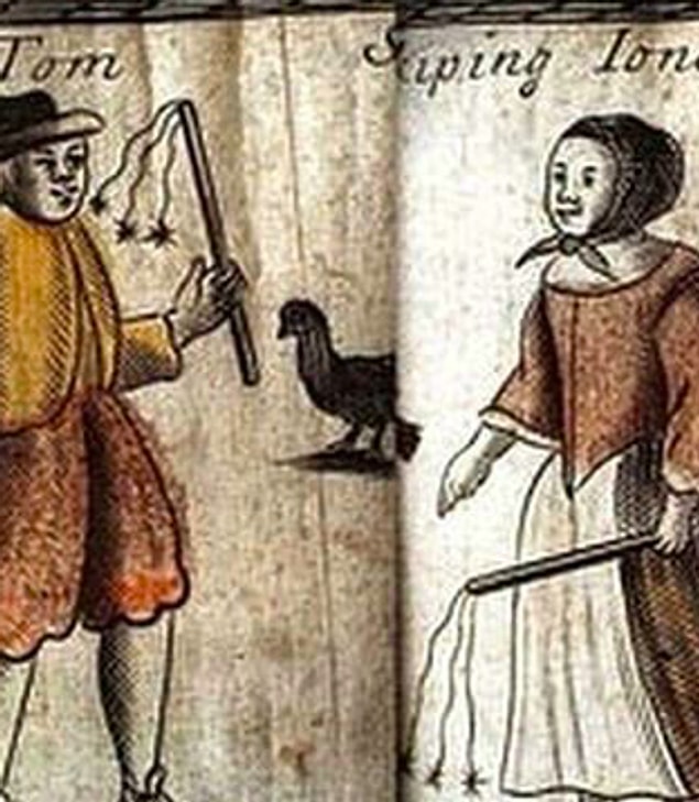 5. 1681 Londra'sında 'Kırbaçcı Tom' adında bir adam sokak kenarlarında saklanıp yoldan geçen kadınları beklenmedik bir şekilde popolarından kırbaçlıyor ve 'spanko' diye bağırıyordu.