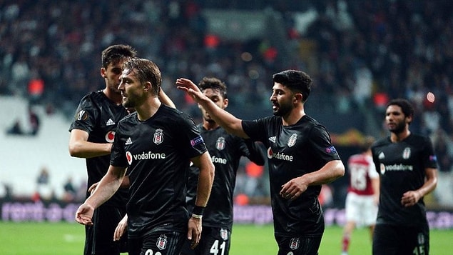 Önceki grup maçında Braga'ya 2-1 mağlup olan Kartal'ın K Grubu'nda henüz puanı yok.