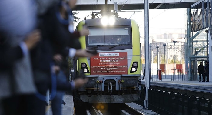 Ankara'dan Uğurlandı: Çin'den Yola Çıkan Yük Treni 18 Günde Prag'a Ulaşacak