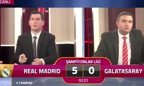 Real Madrid Maçını Anlatan Galatasaray TV Spikeri: '5'e Razıydık'