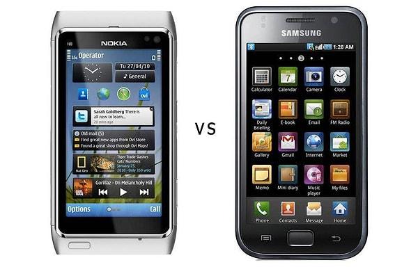 Telefon piyasasında Samsung ve Nokia savaş halindeydi. Daha sonradan Nokia büyük bir hüsran yaşadı.
