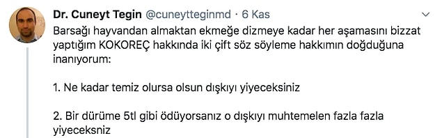 Doktor Cüneyt Tegin sözlerine şöyle başlıyor...