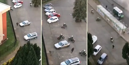 5 Polisi Etrafında Dört Döndürerek Yakalanmadan Polislerin Elinden Kaçan Eylemci