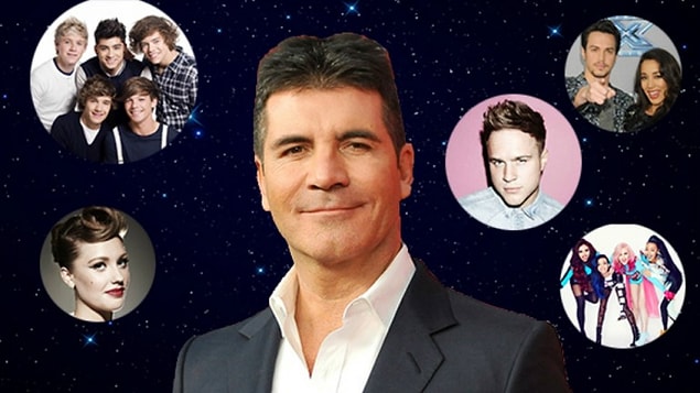 Ünlü televizyoncu, yapımcı ve menajer Simon Cowell'ı müzik ve yetenek yarışmalarından tanıyoruz.