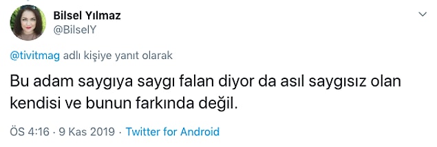 Killa Hakan'ın bu mesajına Twitter kullanıcılarından da tepki geldi.