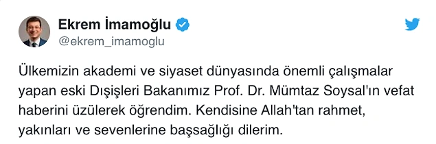 Hocaların Hocasıydı: Prof. Dr. Mümtaz Soysal Yaşama Veda Etti