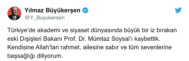 Hocaların Hocasıydı: Prof. Dr. Mümtaz Soysal Yaşama Veda Etti