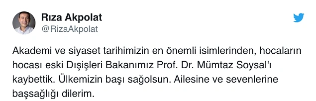 Hocaların Hocasıydı: Prof. Dr. Mümtaz Soysal Yaşama Veda Etti