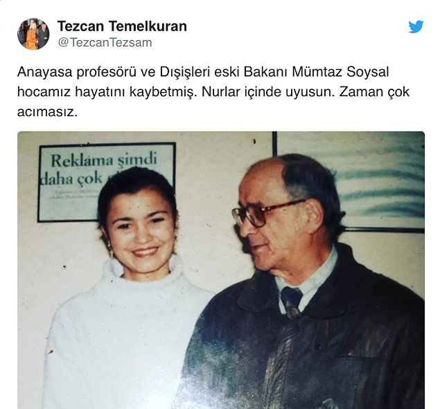 Hocaların Hocasıydı: Prof. Dr. Mümtaz Soysal Yaşama Veda Etti