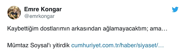 Hocaların Hocasıydı: Prof. Dr. Mümtaz Soysal Yaşama Veda Etti
