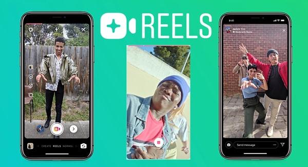 Peki ne yapabiliyor bu Reels? Kullanıcılara 15 saniyelik video çekip, hızını ayarlama, müzik ekleme, düet seçeneği gibi pek çok düzenleme imkan sunuyor.