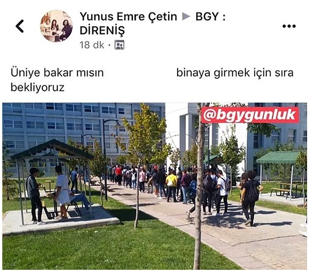 Binali üniversite.