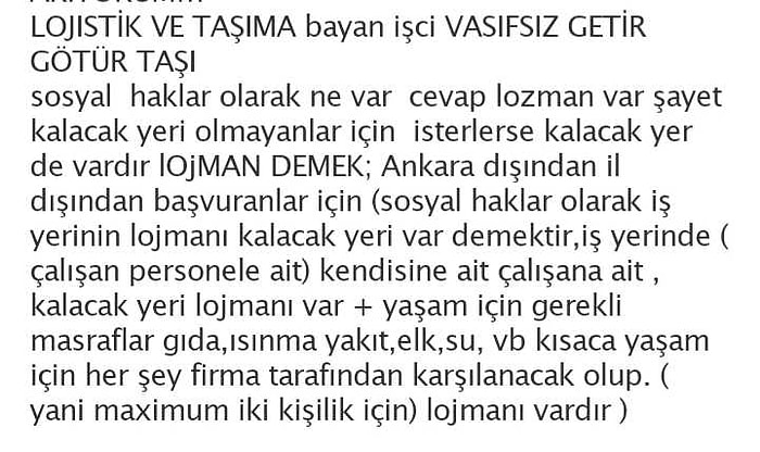 İnsana "Ben Ne Okudum Az Önce?" Dedirten Bir Garip İş İlanı