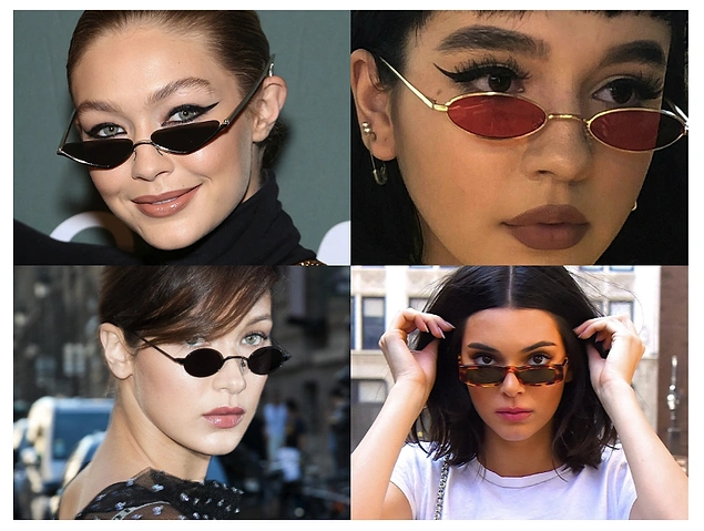 Minnacık güneş gözlükleri vintage modasıyla geldi ve gitmek bilmiyor.