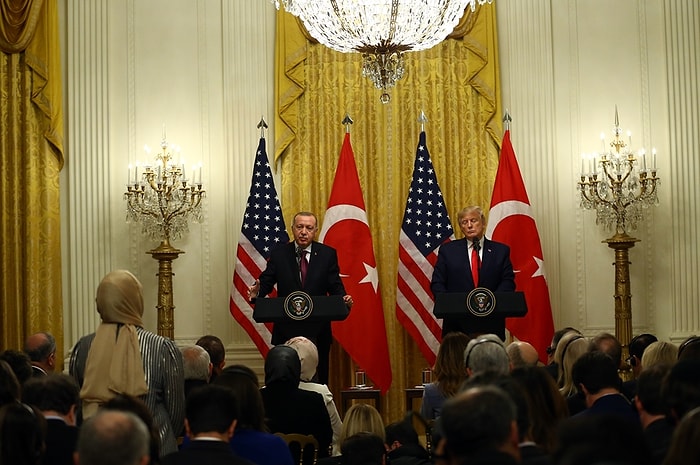 Trump'ın Basın Toplantısına Damga Vuran Hilal Kaplan Çıkışı: 'Haberci Olduğunuza Emin misiniz?'