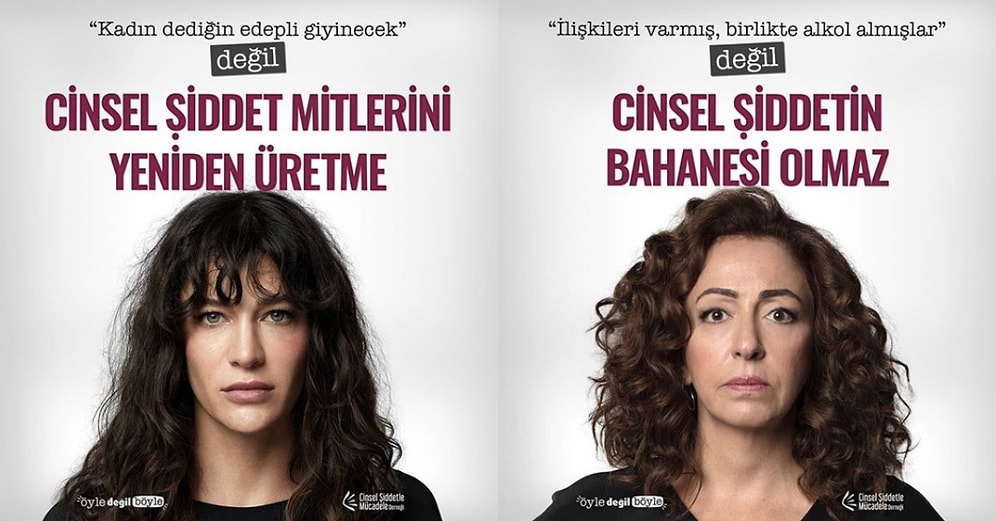 Cinsel Şiddetle Mücadele Derneği'nin Cinsel Şiddetle İlgili Farkındalık Yaratmak İçin Yaptığı Projeye Ünlülerden Destek: Öyle Değil Böyle!