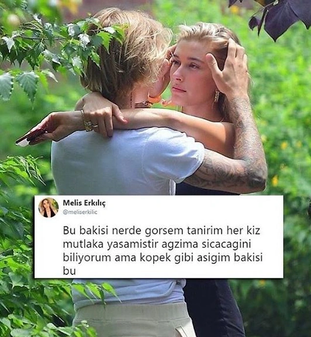 O bakışlar...