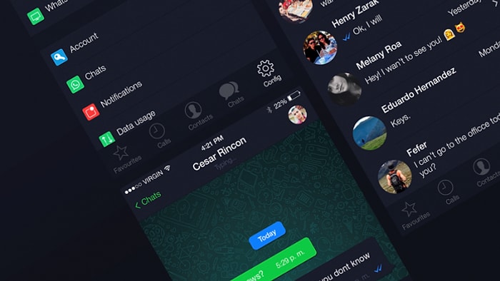 WhatsApp Büyük İlgiyle Beklenen ve Karanlık Modunu Gösteren Beta Güncellemesini Yayınlandı